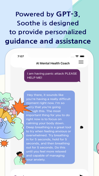Mindful AI Wellness Meditation Screenshot