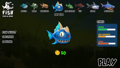 screenshot of 3D Fish Feeding and Grow 2