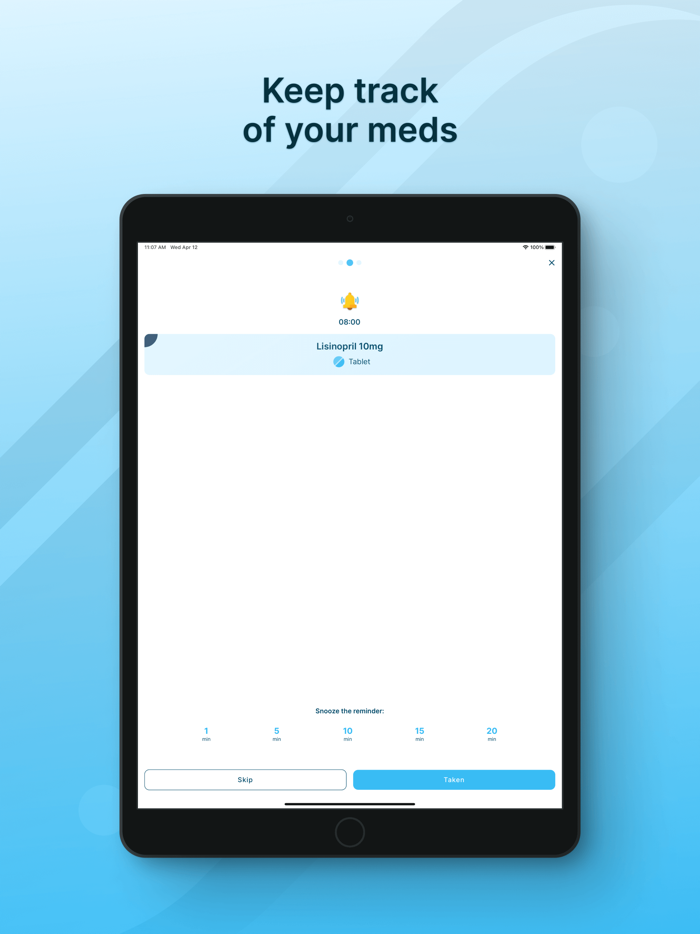 Medication Reminder Pill App