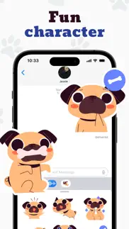 cute pug iphone screenshot 2