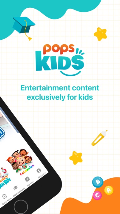 POPS Kids - Video App for Kids Screenshot