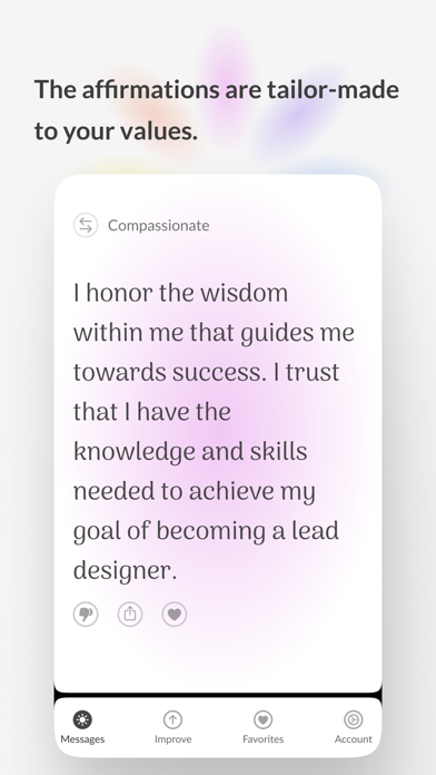 Crafted - Bespoke Affirmations Screenshot