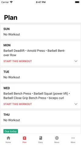 Game screenshot My Lift App hack