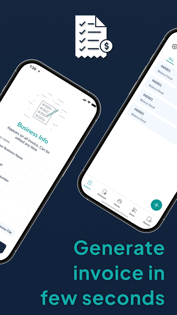 Easy Invoice and Estimate Makers