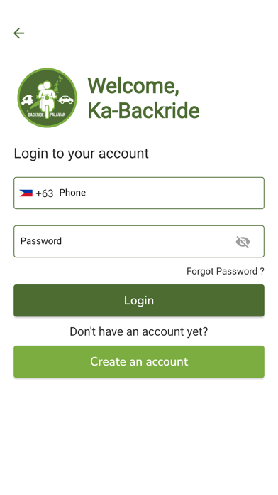 Backride Palawan Screenshot