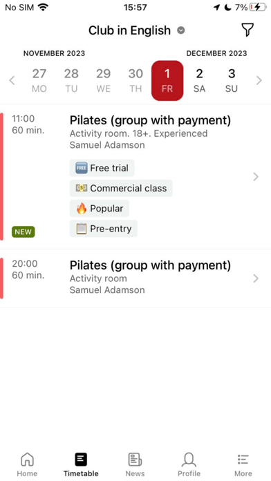 Mobifitness Screenshot
