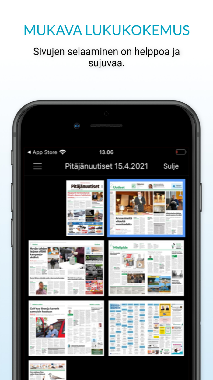 Pitäjänuutiset päivän lehti