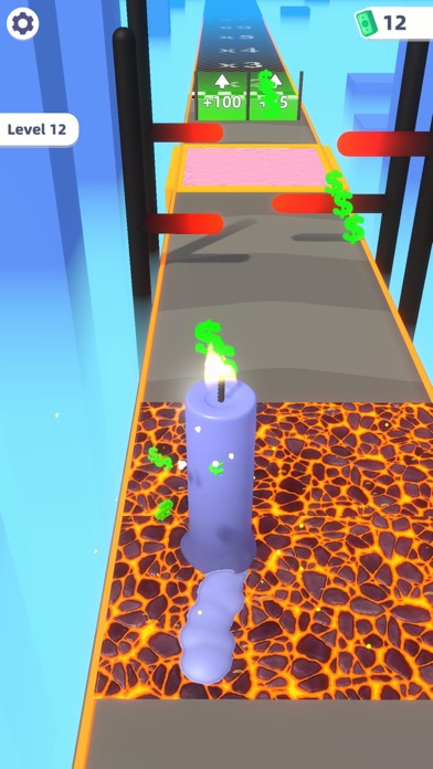 Candle Melt Runner! Screenshot