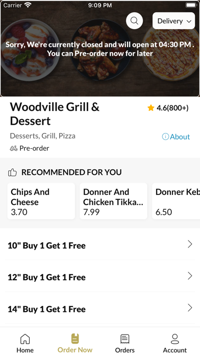 Woodville Grill & Dessert Screenshot