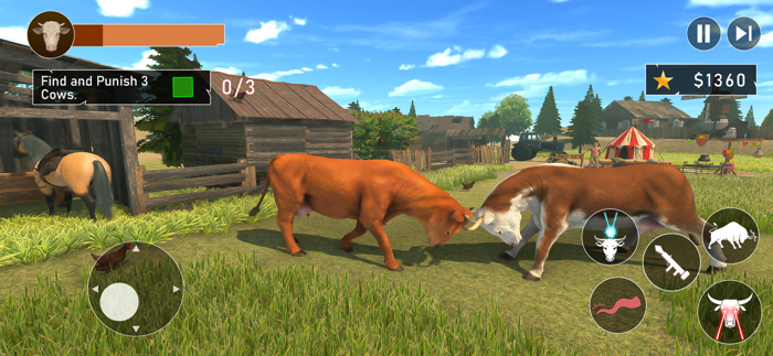 Crazy Scary Cow Rampage Sim