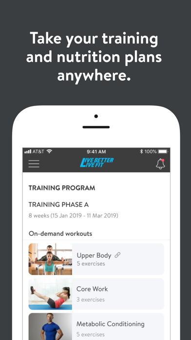 Live Better Fitness Screenshot