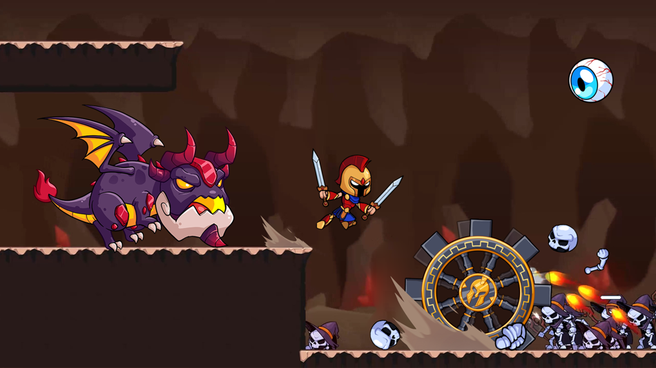 #1. Sword Knight: Dungeon Slash (iOS) Podle: Kim Pham