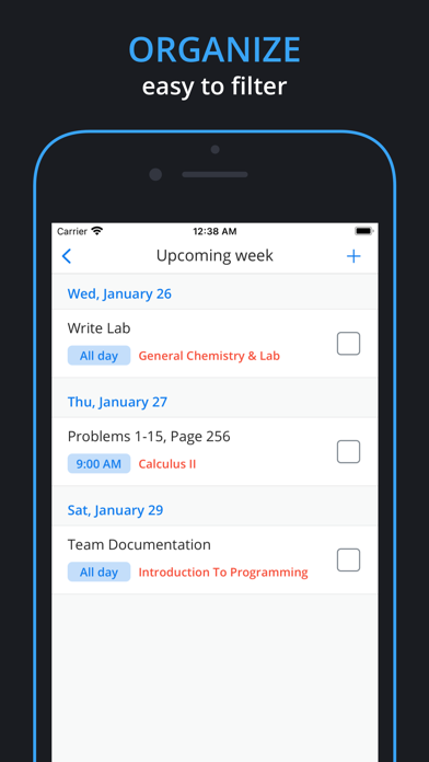 TimeCrunch: Homework Tool Screenshot