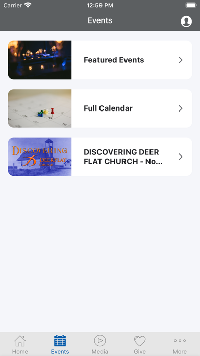 Deer Flat Church App Screenshot