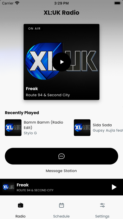 XL:UK Radio Screenshot