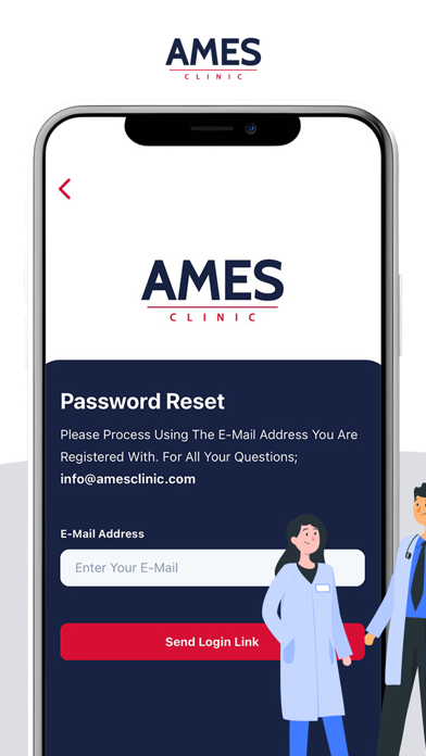 Ames Clinic Screenshot