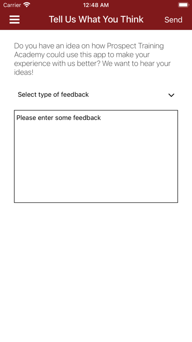 Prospect Training Academy Screenshot