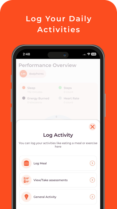 BodyF1rst App Screenshot