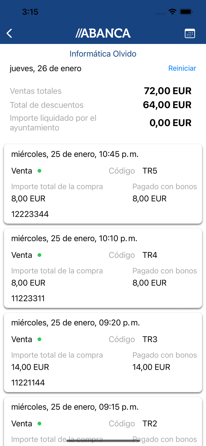 Bonos Ourense Comercio