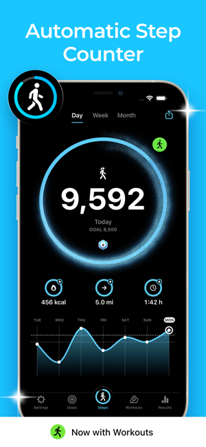 ‎StepsApp Pedometer Screenshot