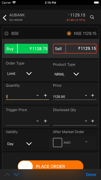 SSIIL Trade Screenshot