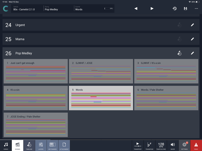 ภาพหน้าจอของ Camelot Pro