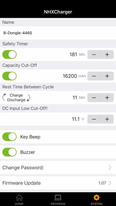 NHXCHARGER Screenshot