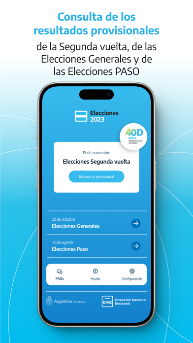 Elecciones Argentina 2023 Screenshot