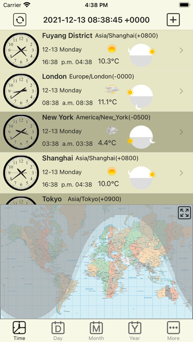 Clock and Almanac Screenshot