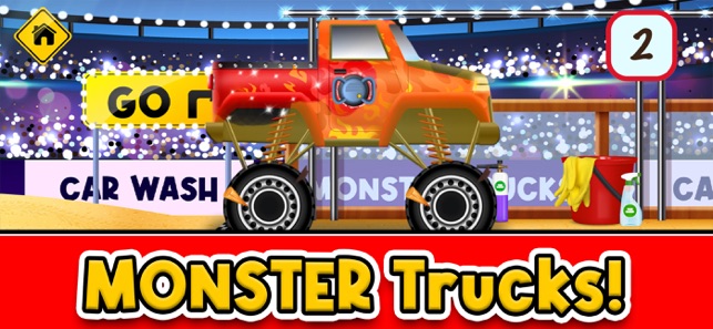 Monster Truck Car Wash - Auto Car Wash for Big Trucks 