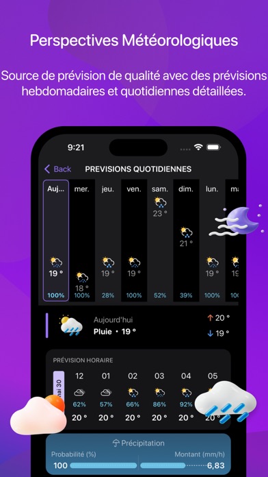 Screenshot #3 pour HeyWeather: Prévision Précises