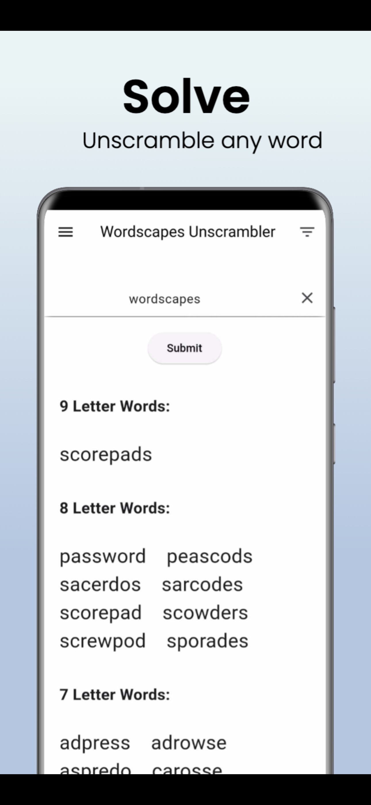 Unscrambler