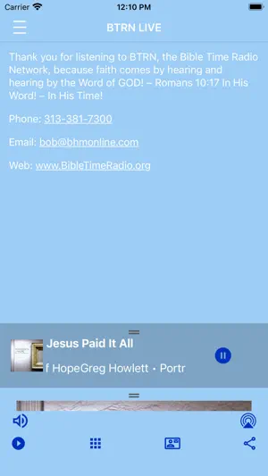 Bible Time Radio Network screenshot 3