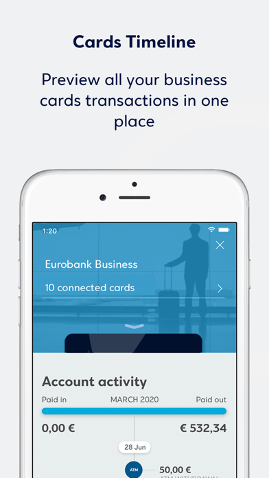 Eurobank Business App Screenshot