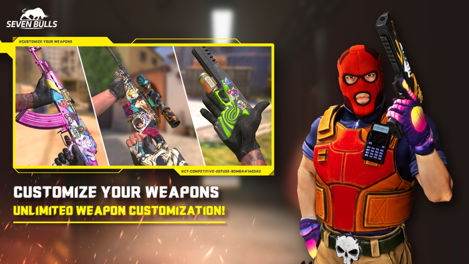 #3. Counter Attack Multiplayer FPS (iOS) 由: Seven Bulls LTD OOD