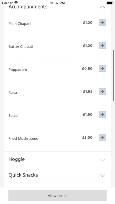 Lal Tandoori, Perthshire Screenshot