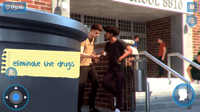 Virtual Principal School Game