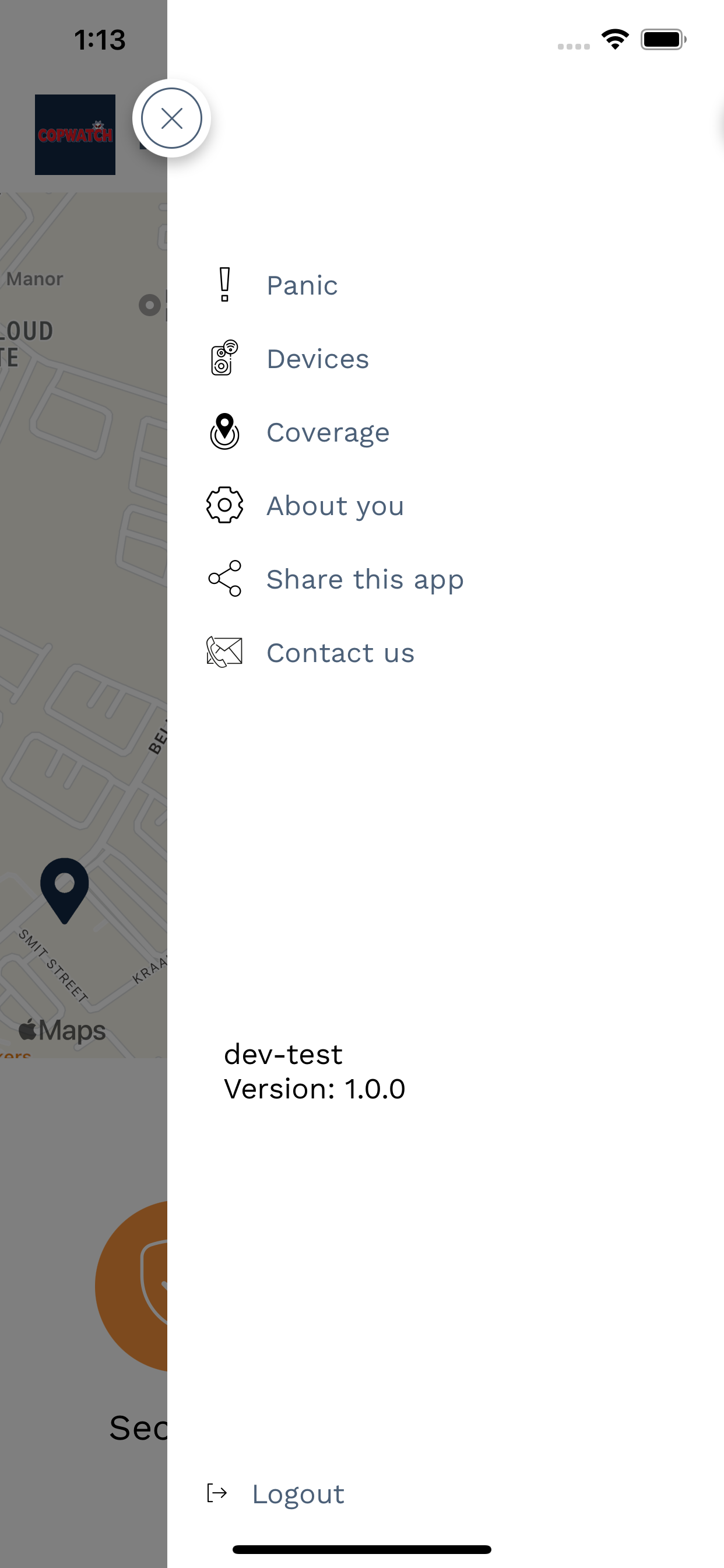 Copwatch Panic App
