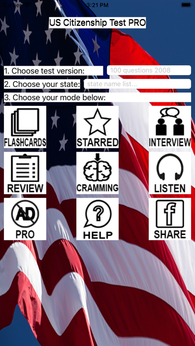 US Citizenship Test - PRO Screenshot