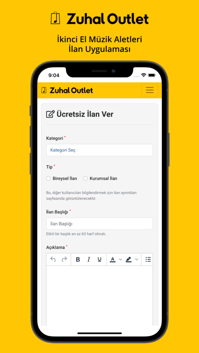 Zuhal Outlet - Müzik Store Screenshot