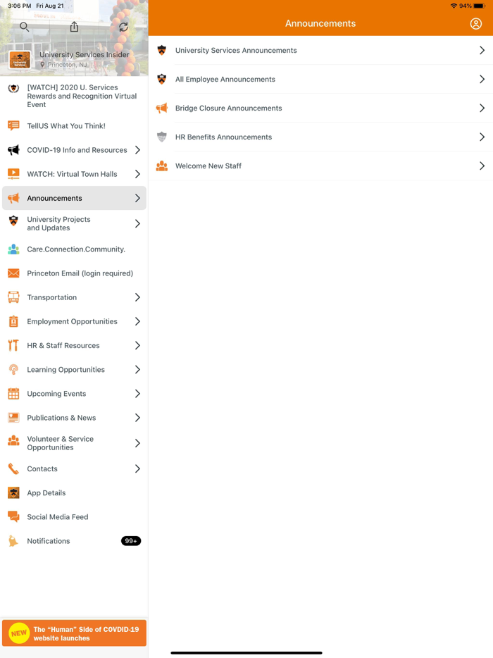 University Services Insider