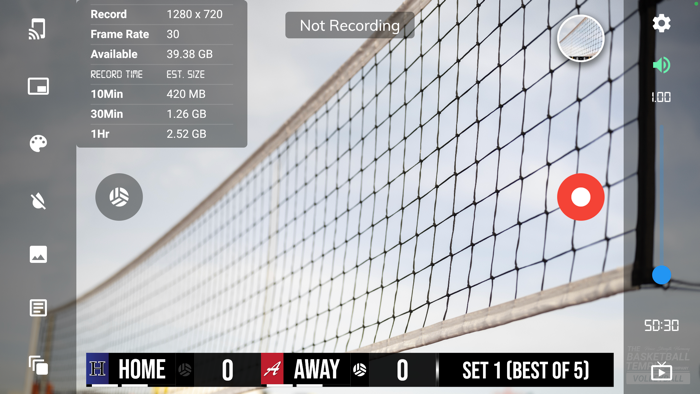 BT Volleyball Camera