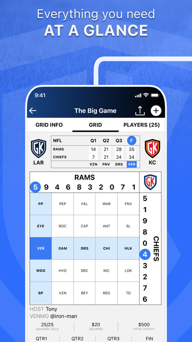 Grid Kings - Football Squares Screenshot