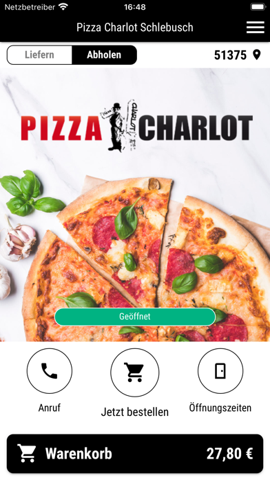 Pizza Charlot Schlebusch Screenshot