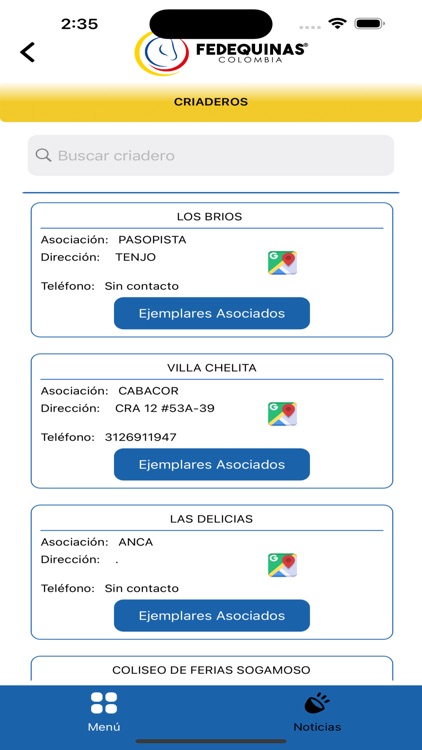 Fedequinas App screenshot-4