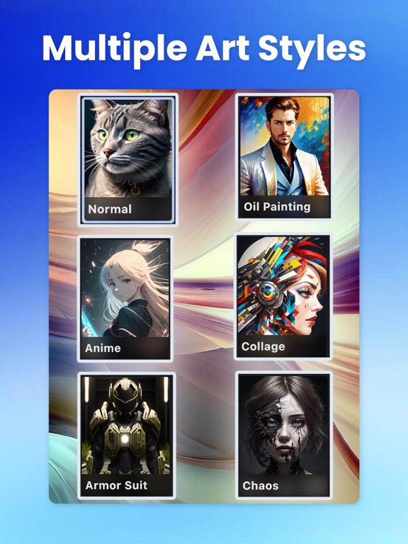 AI Photo Generator, Art Maker iPad screenshot 4 - Productivity app
