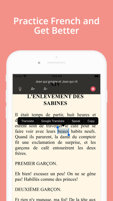 Screenshot #1 pour Livres et audio en français