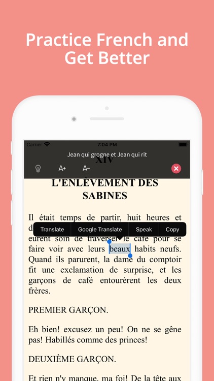 French Reading and Audio Books screenshot-0