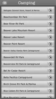 british columbia-campgrounds iphone screenshot 2
