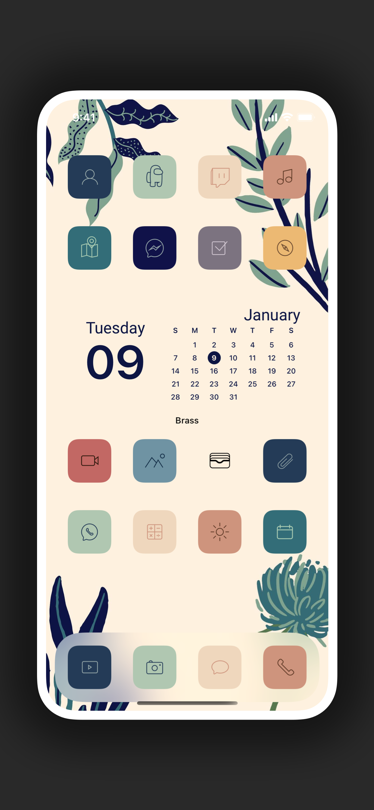 Brass - Icon Themes & Widgets